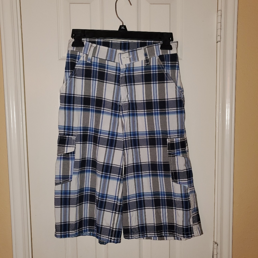 Chams Plaid Cargo Shorts